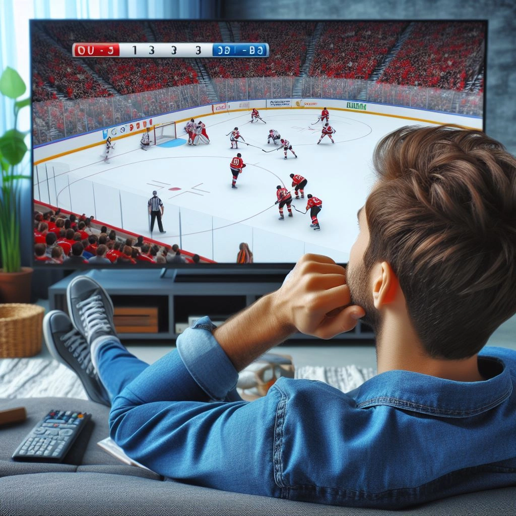 Watch NHL hockey matches online: VPN in action