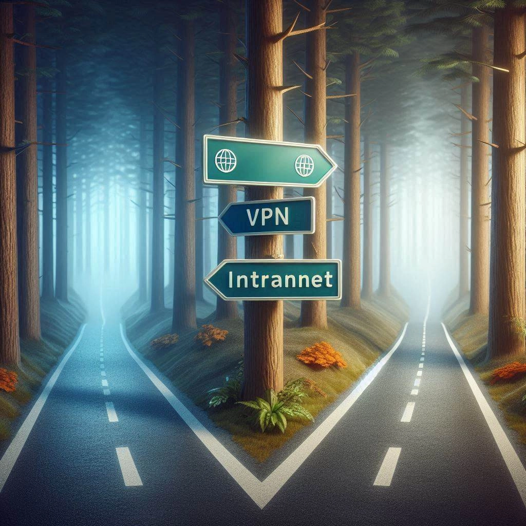 VPN and intranet: same goal, different means