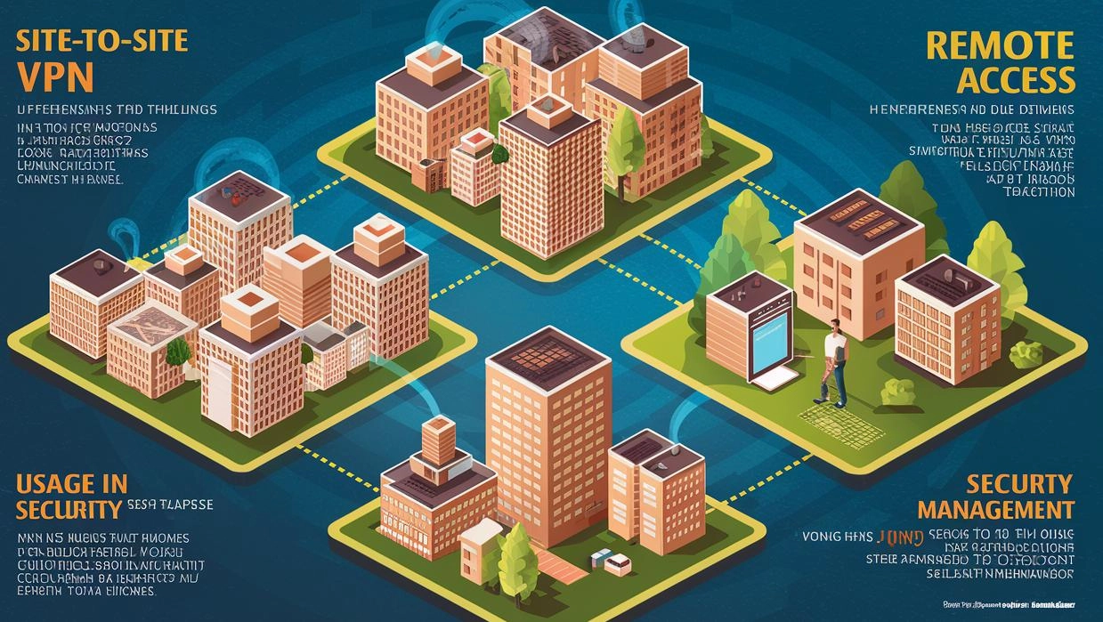 VPN between sites and VPN for remote access: what is it and what are the differences