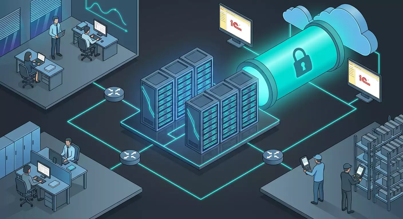 VPN para 1С y RDP: acceso remoto seguro para contabilidad y almacén — guía de la A a la Z