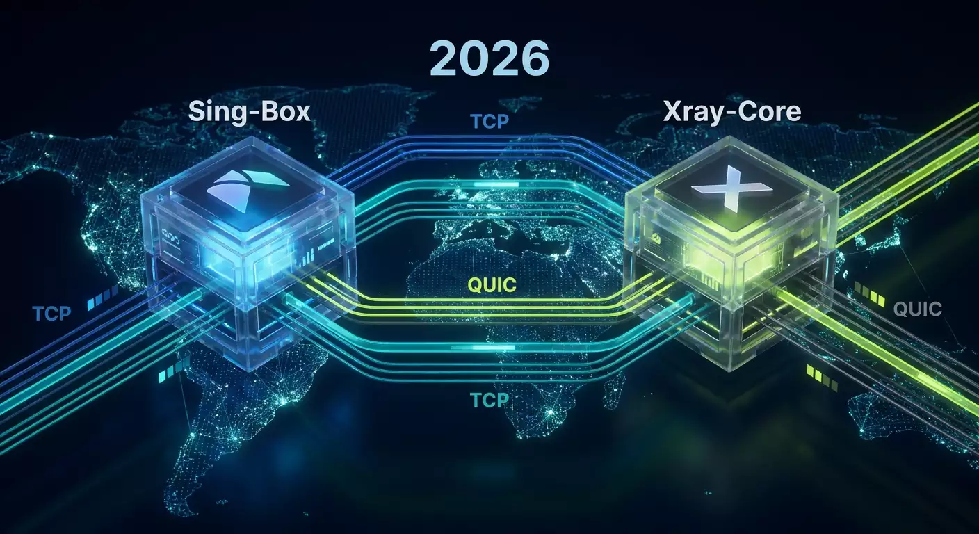 Sing-Box vs Xray-Core in 2026: Benchmarks, DPI, Protocols, and Choosing for VPS