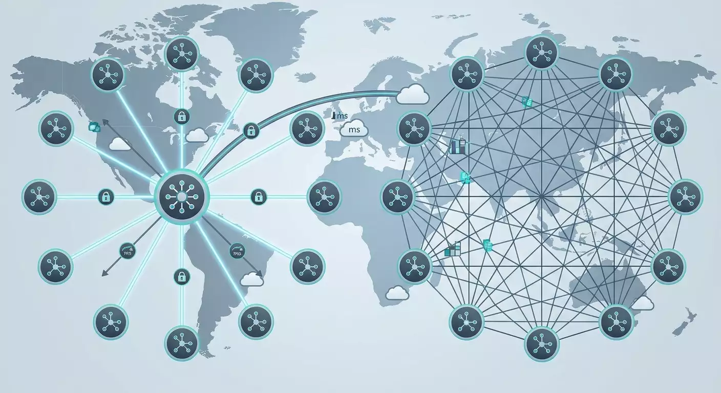 Hub-and-Spoke vs Full Mesh: Designing Corporate VPNs for 5, 20, and 100 Branches