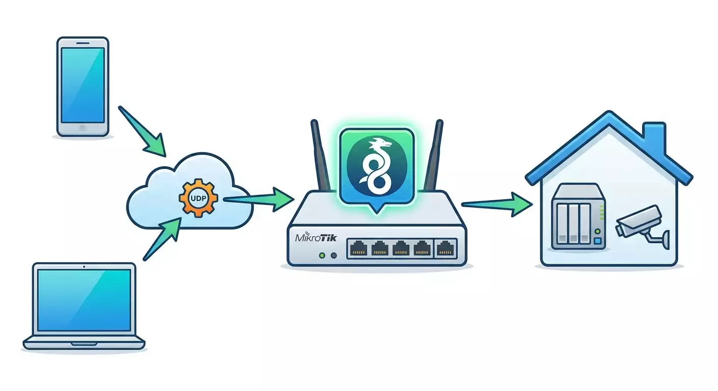 MikroTik as a VPN Server: WireGuard Setup on RouterOS 7.16 — Step-by-Step Home Guide